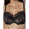 Полумягкий бюстгальтер с кружевом Ava ETERNITY 2291 PU black, Цвет: черный, Размеры: 85G