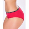 Трусы слипы с контрастной резинкой Opium T-97, Цвет: коралловый, Размеры: S, изображение 3