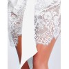 Кружевной пеньюар OPIUM ISTINTO 703 белый, Цвет: белый, Размеры: S/M/L, изображение 6