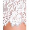 Кружевной пеньюар OPIUM ISTINTO 703 белый, Цвет: белый, Размеры: S/M/L, изображение 7