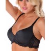 Бюстгальтер балконет Lormar MOUSSE PIZZO nero, Цвет: nero (черный), Размеры: 80D, изображение 3