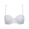 Бюстгальтер балконет фашия пуш-ап Lormar PURA bianco, Цвет: bianco (белый), Размеры: 70B, изображение 3