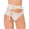 Кружевной пояс Sielei BASIC LACE 1679 avorio, Цвет: avorio, Размеры: M