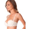 Бюстгальтер бандо супер пуш-ап Sielei BASIC LACE 1690 avorio, Цвет: avorio, Размеры: 70B, изображение 2