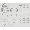 Ролевой костюм пожарной Obsessive FIREGIRL COSTUME, Цвет: черный, Размеры: S/M, изображение 3
