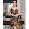 Сорочка шелковая Mia-Amore ANTIKA 3470, Цвет: черный/медный, Размеры: XL