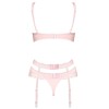 Комплект с поясом Obsessive HEARTINA SET розовый, Цвет: розовый, Размеры: L/XL, изображение 4
