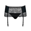 Пояс для чулок с трусиками Obsessive MIAMOR GARTER BELT черный, Цвет: черный, Размеры: S/M, изображение 4