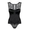 Корсет c трусиками Obsessive MIAMOR CORSET черный, Цвет: черный, Размеры: S/M, изображение 4