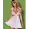 Бэби-долл Obsessive SWANITA BABYDOLL белый, Цвет: белый, Размеры: 2XL