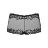 Кружевные шортики Obsessive 830 SHORTIES, Цвет: черный, Размеры: S/M, изображение 4