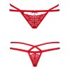 Эротические трусики стринги Obsessive 838 THONG красный, Цвет: красный, Размеры: L/XL, изображение 3