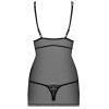Сексуальная сорочка Obsessive 840 CHEMISE, Цвет: черный, Размеры: S/M, изображение 4