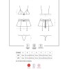Сексуальный комплект с поясом Obsessive KISSELENT SET, Цвет: черный, Размеры: S/M, изображение 6