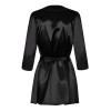 Халат Obsessive SATINIA ROBE черный, Цвет: черный, Размеры: L/XL, изображение 3