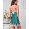 Сорочка шелковая Mia-Amore MARILIN DELUXE 3440 изумрудный, Цвет: изумрудный, Размеры: M, изображение 2