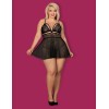 Бэби-долл Obsessive 838 BABYDOLL черный, Цвет: черный, Размеры: 2XL, изображение 3