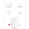 Сексуальный комплект Obsessive ROUGEBELLE SET, Цвет: красный, Размеры: L/XL, изображение 5