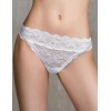 Кружевные трусы танга Amelie NINA 1009-2 белый, Цвет: белый, Размеры: 2XL