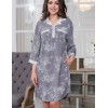 Туника вискозная Mia-Mella COLLETT 6527, Цвет: серый+белый, Размеры: S/M