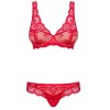 Сексуальный комплект Obsessive 853 SET красный, Цвет: красный, Размеры: S/M, изображение 3