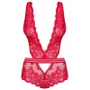 Эротическое боди Obsessive 853 TED-1 красный, Цвет: красный, Размеры: S/M, изображение 3