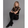 Фантазийные колготки Fiore 5947/G LIBERTY 80 den, Цвет: черный, Размеры: 4, изображение 2
