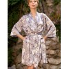 Халат-кимоно из натурального шелка Mia-Amore GRACIA 3583, Цвет: серый, Размеры: 2XL/3XL, изображение 3
