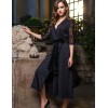 Пеньюар Mia-Mia ELEGANCE DE LUX 12039, Цвет: черный, Размеры: M/L