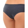 Трусы шорты хлопковые Sielei I PERFETTI 1251 PANTY blu melange, Цвет: blu melange (синий), Размеры: 3XL, изображение 2