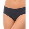 Трусы слипы миди хлопковые Sielei I PERFETTI 1259 SLIP ALTO blu melange, Цвет: blu melange (синий), Размеры: 3XL, изображение 2