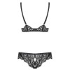 Сексуальный комплект Obsessive LALUNA SET, Цвет: черный, Размеры: S/M, изображение 4