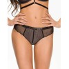 Трусы бразилиана с декоративной резинкой Alles CHITA BRAZYLIANY черный, Цвет: черный, Размеры: 2XL