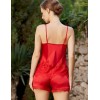 Пижама атласная Mia-Amore AFRODITA 2162 красный, Цвет: красный, Размеры: XS, изображение 2
