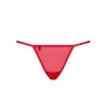 Эротические трусики стринги Obsessive GIFTELLA THONG, Цвет: красный, Размеры: L/XL, изображение 4
