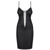 Платье со шнуровкой Obsessive REDELLA DRESS, Цвет: черный, Размеры: L/XL, изображение 4