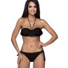 Раздельный купальник бандо с пуш-ап Lorin L2310/0, Цвет: черный, Размеры: 70C, изображение 3