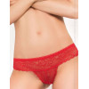 Кружевные трусики бразилиана Chilirose 3853 красный, Цвет: красный, Размеры: S/M