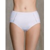 Трусы слипы миди Amelie PLEAT 8042-2 белый, Цвет: белый, Размеры: 2XL
