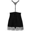 Бэби-долл с трусиками Obsessive CHICCANTA BABYDOLL, Цвет: черный, Размеры: S/M, изображение 4