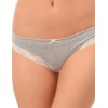 Трусы бразилиана хлопок Sielei I PERFETTI 1267 BRASILIANA grigio melange, Цвет: grigio melange, Размеры: XS