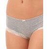 Трусы брифы хлопок Sielei I PERFETTI 1261 CULOTTE grigio melange, Цвет: grigio melange, Размеры: XS