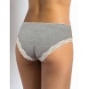 Трусы слипы хлопок Sielei I PERFETTI 1269 SLIP ALTO grigio melange, Цвет: grigio melange, Размеры: S, изображение 2