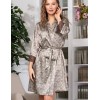 Халат-кимоно атласный Mia-Amore AJUR 8773, Цвет: капучино, Размеры: S/M