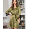 Халат-кимоно шелковый Mia-Amore OLIVIA 3643 оливковый, Цвет: оливковый, Размеры: 2XL/3XL