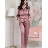 Шелковый брючный комплект Mia-Amore OLIVIA 3646 античная роза, Цвет: античная роза, Размеры: 3XL