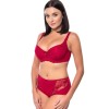 Бюстгальтер балконет Primaverina ADORE PN-4241, Цвет: пикантный красный, Размеры: 75D, изображение 4