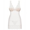 Сексуальная сорочка Obsessive 853 CHEMISE белый, Цвет: белый, Размеры: S/M, изображение 5