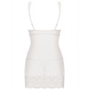 Сексуальная сорочка Obsessive 853 CHEMISE белый, Цвет: белый, Размеры: S/M, изображение 6