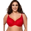 Бюстгальтер балконет «тюльпан» Ava MADISON 1559 U красный, Цвет: красный, Размеры: 95E, изображение 5